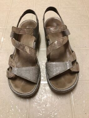 Riker size 40 silver sandals